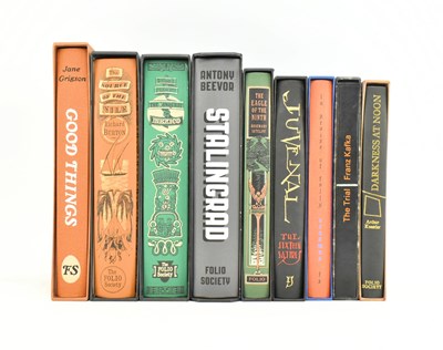 Lot 156 - FOLIO SOCIETY. COLLECTION OF NINE TITLES IN SLIPCASES: TRAVEL, CLASSICS, FICTION ETC.