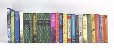 Lot 144 - FOLIO SOCIETY. COLLECTION OF FICTION TITLES IN SLIPCASE INCL. DICKENS, TWAIN, GREENE ETC