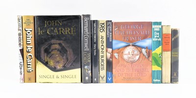 Lot 93 - MODERN FIRST EDITIONS. COLLECTION OF 11 TITLES INCL. ANTHONY BURGESS, LE CARRE, BERNARD CORNWELL ETC