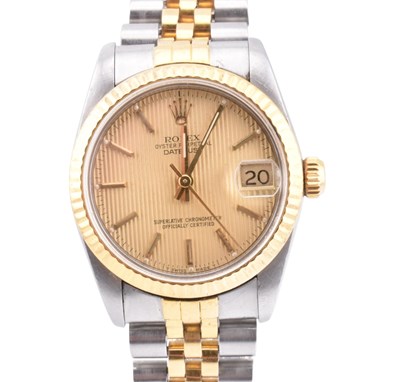 Lot 17 - ROLEX OYSTER PERPETUAL DATEJUST SUPERLATIVE CHRONOMETER WRISTWATCH 68273
