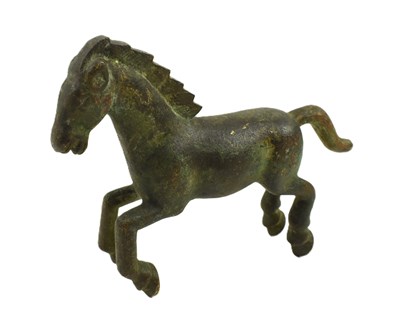 Lot 188 - BRONZE FIGURE OF A HORSE 青铜马