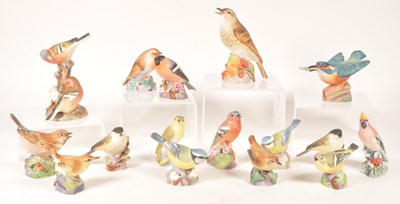Lot 128 - ROYAL WORCESTER - COLLECTION OF LATE 20TH CENTURY CHINA BIRD FIGURES