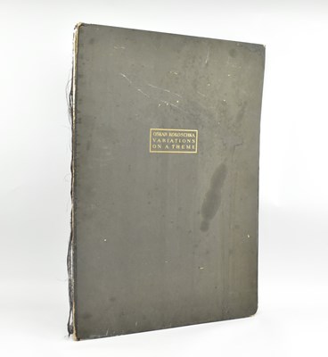 Lot 63 - KOKOSCHKA, OSKAR. VARIATIONS ON A THEME LIMITED EDITION PORTFOLIO OF CHALK LITHOGRAPHS