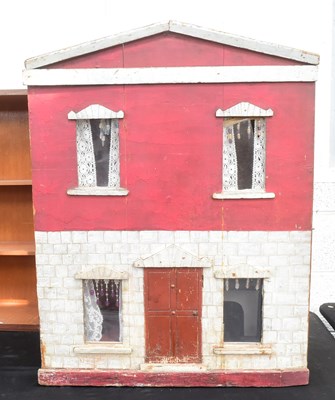 Lot 392 - DOLLS HOUSE - EARLY 2OTH CENTURY HAND MADE DOLLS HOUSE
