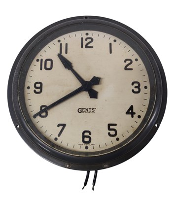 Lot 167 - VINTAGE GENTS OF LEICESTER SLAVE CLOCK