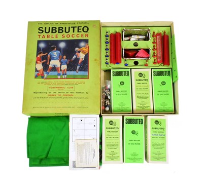 Lot 278 - SUBBUTEO - VINTAGE SUBBUTEO TABLE TOP FOOTBALL GAME