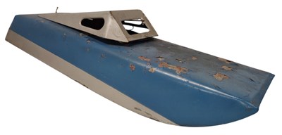 Lot 42 - VINTAGE CODEG BATTERY OPERATED TINPLATE MODEL BOAT