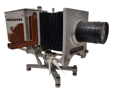 Lot 186 - VINTAGE ENSIGN OPTISCOPE NO 10 MAGIC LANTERN PROJECTOR