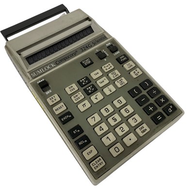Lot 19 - VINTAGE COMPUCORP SUMLOCK 324G SCIENTIFIC CALCULATOR