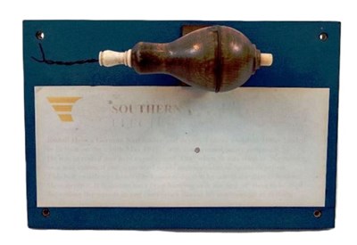 Lot 130 - WWII INTEREST - BUTLER BELL PUSH PENDANT SWITCH USED BY RUDOLPH HESS