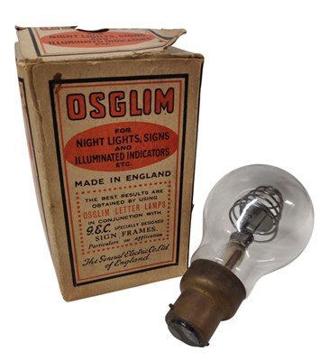 Lot 66 - 2X BEEHIVE OSGLIM NEON COIL LAMP BULBS