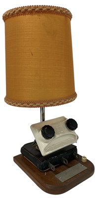 Lot 11 - VINTAGE CUSTOM-MADE PRESENTATION LAMP