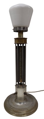 Lot 90 - ORIGINAL ART DECO COMBINATION TABLETOP LAMP HEATER