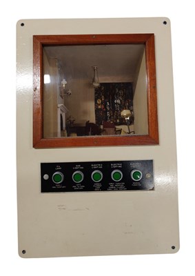 Lot 38 - HISTORY OF ELECTRICITY INTERACTIVE HOME DEMONSTRATION MODEL DIORAMA