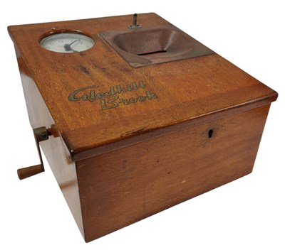 Lot 32 - EARLY MID CENTURY GLEDHILL-BROOK CLOCKING IN CARD RECORDER