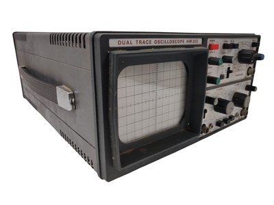 Lot 201 - 1980S HAMEG DUAL TRACE OSCILLOSCOPE