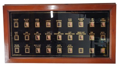 Lot 215 - 19TH CENTURY SERVANT'S CALL BELL SYSTEM