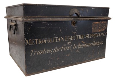 Lot 15 - VINTAGE METROPOLITAN ELECTRIC SUPPLY CO DEED BOX