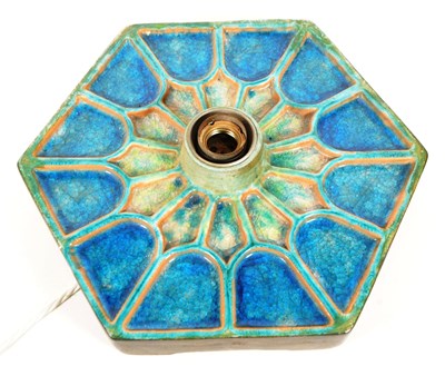 Lot 149 - MID CENTURY WEST GERMAN CERAMIC LAMP