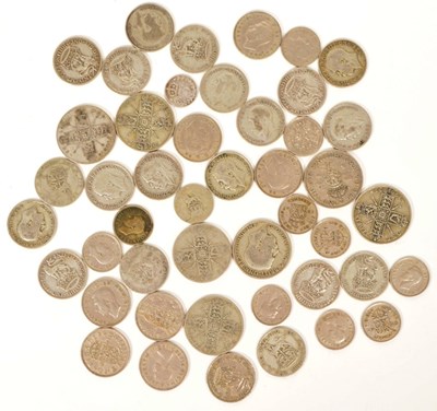 Lot 531 - COLLECTION OF BRITISH SILVER & OTHER COINS