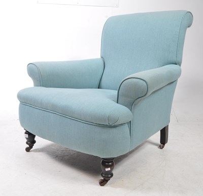 Lot 798 - 19TH CENTURY VICTORIAN MAHOGANY HOWARD STYLE ARMCHAIR