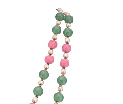 Lot 117 - MIRIAM HASKELL BEADED PENDANT NECKLACE
