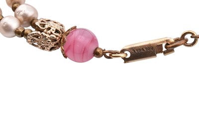 Lot 117 - MIRIAM HASKELL BEADED PENDANT NECKLACE