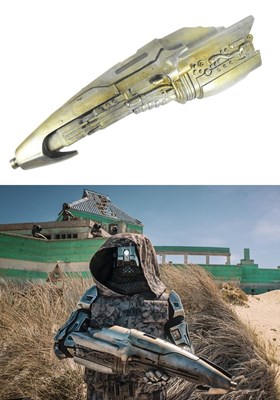 Lot 185 - DOCTOR WHO - HELL BENT - ORIGINAL PROP WEAPON 'THE GHOST MONUMENT'