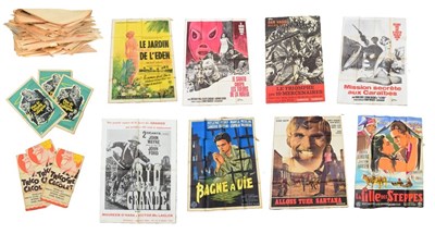 Lot 197 - MOVIE POSTERS - LARGE COLLECTION OF FRENCH 1940S / 50S POSTERS