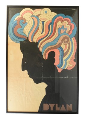 Lot 9 - BOB DYLAN - MILTON GLASER - ORIGINAL PROMO POSTER