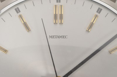 Lot 291 - METAMEC, ENGLAND - RETRO MID CENTURY QUARTZ WALL CLOCK