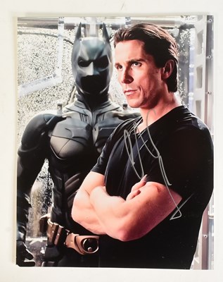 Lot 36 - CHRISTIAN BALE - BATMAN - SIGNED 8X10" PHOTO - ACOA