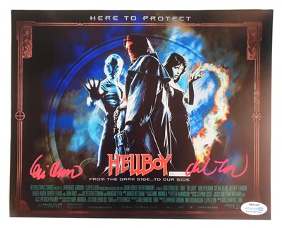 Lot 65 - GUILLERMO DEL TORO - HELLBOY - AUTOGRAPHED 8X10" PHOTO - AFTAL