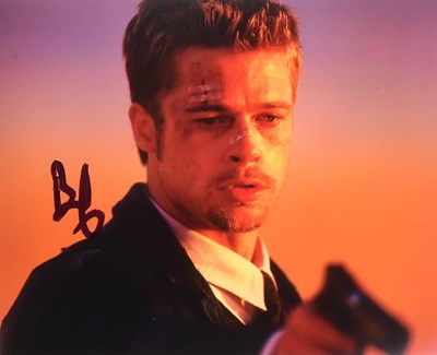 Lot 67 - BRAD PITT - SEVEN / SE7EN - SIGNED 8X10" - ACOA