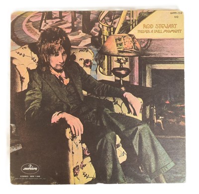 Lot 23 - ROD STEWART - NEVER A DULL MOMENT - AUTOGRAPHED RECORD - AFTAL