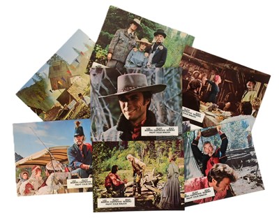 Lot 105 - PAINT YOUR WAGON (1969) - SET OF ORIGINAL LOBBY CARDS