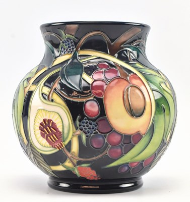 Lot 101 - MOORCROFT - QUEEN'S CHOICE - CERAMIC VASE OF SQUAT FORM