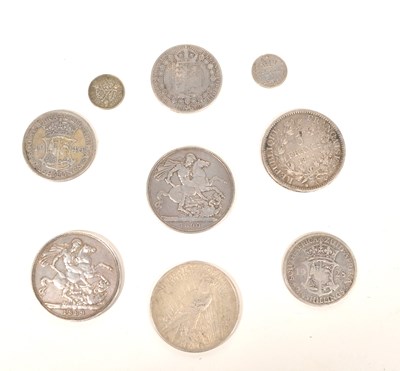 Lot 519 - COLLECTION OF 19TH & 20TH CENTURY SILVER COINS
