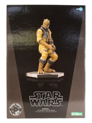 Lot 34 - STAR WARS - ARTFX - ZUCKUSS THE BOUNTY HUNTER SERIES MODEL KIT