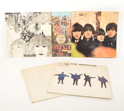 Lot 431 - THE BEATLES - FIVE LATE 20TH CENTURY LP VINYL RECORDS