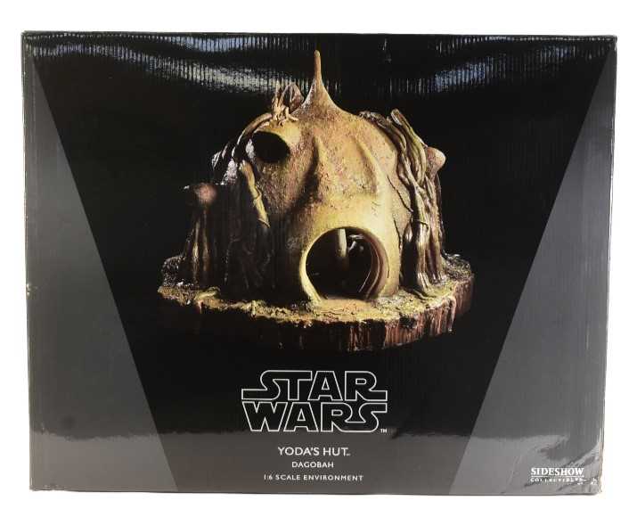 Lot 50 - STAR WARS - SIDESHOW COLLECTIBLES - YODA'S HUT 1/6 SCALE
