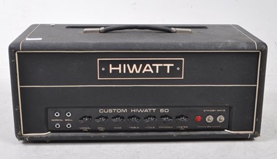 Lot 423 - HIWATT, ENGLAND - CUSTOM HIWATT 50 AMPLIFIER