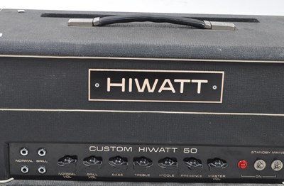Lot 423 - HIWATT, ENGLAND - CUSTOM HIWATT 50 AMPLIFIER