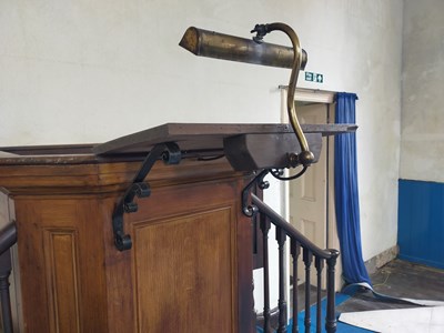 Lot 721 - 19TH CENTURY VICTORIAN CHURCH CHAPEL PULPIT