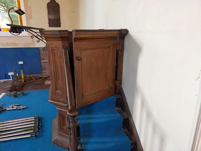 Lot 721 - 19TH CENTURY VICTORIAN CHURCH CHAPEL PULPIT