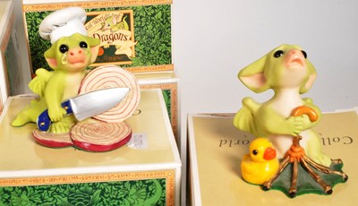 Lot 231 - REAL MUSGRAVE - POCKET DRAGONS - COLLECTION OF BOXED RESIN FIGURES