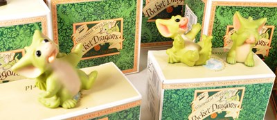 Lot 231 - REAL MUSGRAVE - POCKET DRAGONS - COLLECTION OF BOXED RESIN FIGURES