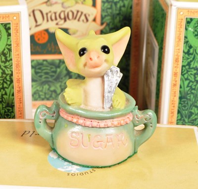 Lot 231 - REAL MUSGRAVE - POCKET DRAGONS - COLLECTION OF BOXED RESIN FIGURES