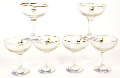 Lot 195 - BABYCHAM - COLLECTION OF SIX 1970S DRINKING GLASSES