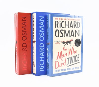 Lot 102 - OSMAN, RICHARD. 2020 THE THURSDAY MURDER CLUB SIGNED FIRST EDITION IN SLIPCASE